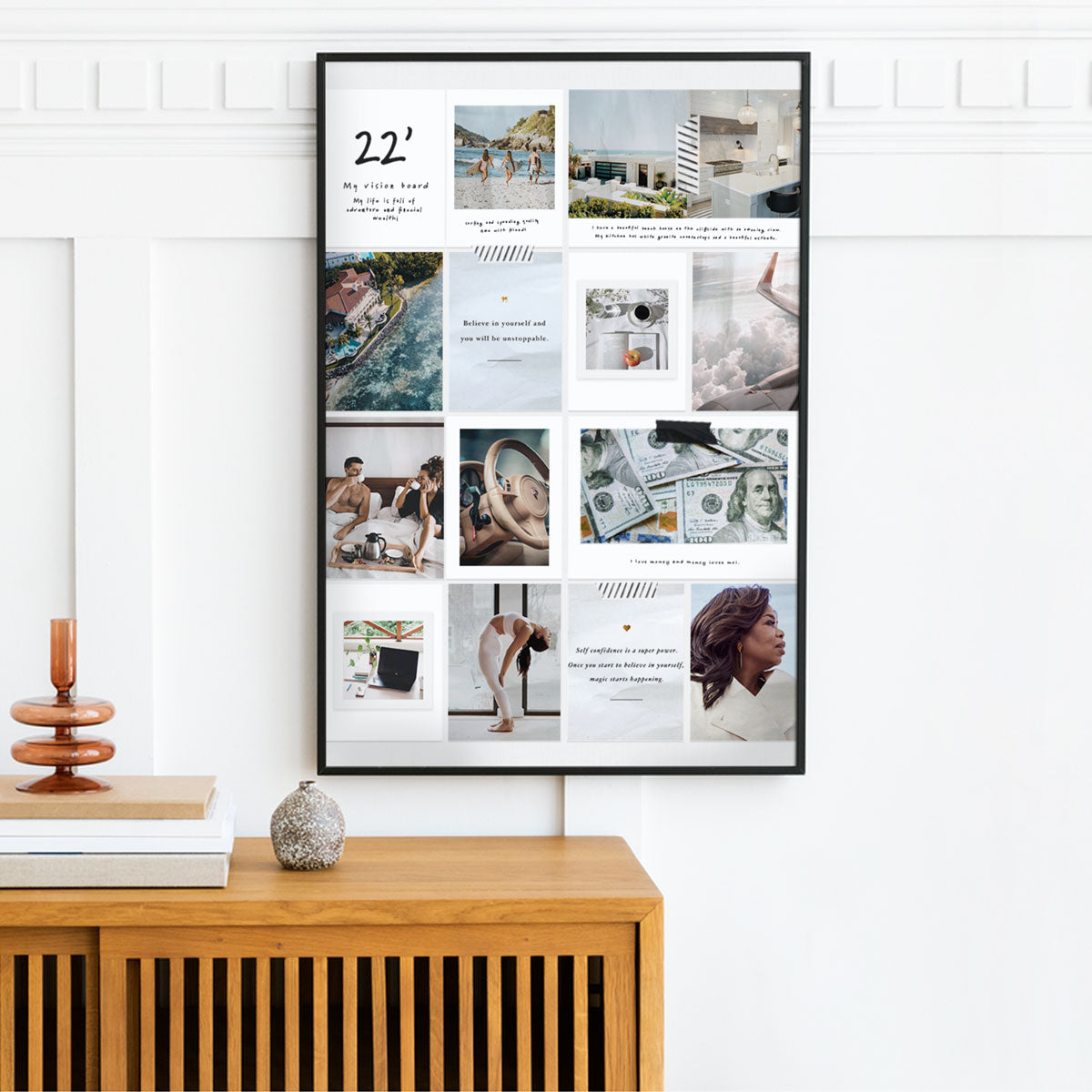 Polaroid DIY Vision Board Vision board, dream board, vision board examples, vision board online, digital vision board, virtual vision board, goal board, goal setting vision board, vision board 2022, manifestation board, creating a vision board.