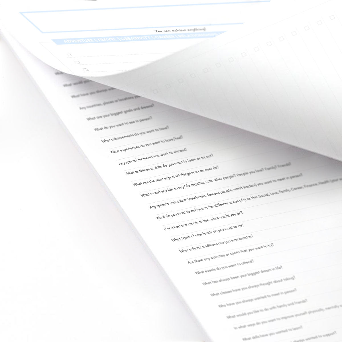 Bucket List (Guided Template) Vision board, dream board, vision board examples, vision board online, digital vision board, virtual vision board, goal board, goal setting vision board, vision board 2022, manifestation board, creating a vision board.