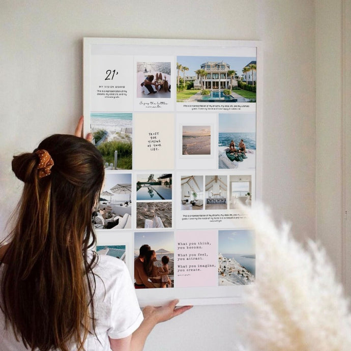 The best way to create a vision board that works!