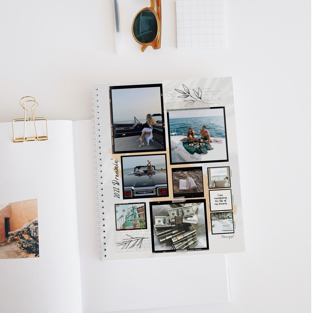 Vintage Vision Board Journal