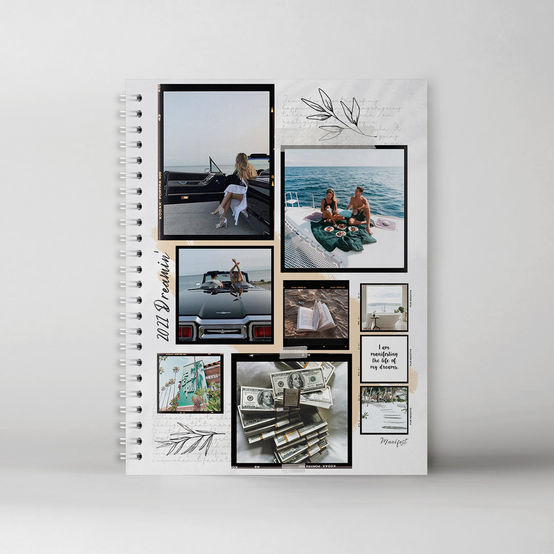 Vintage Vision Board Journal